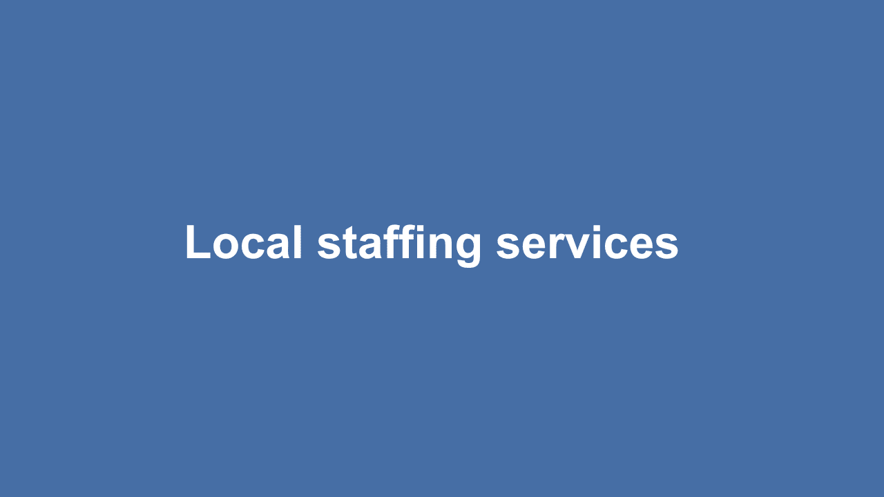 Our Local Staffing Services Division